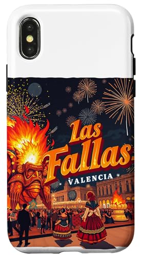 Feuerfest in Las Fallas in Valencia Hülle für iPhone X/XS Feuerfest in Las Fallas in Valencia Hülle für iPhone X/XS von Unconventional Celebrations