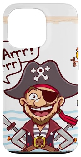Freundlicher Piratenkapitän mit Papagei - Talk like a Pirate Day Hülle für iPhone 13 Pro Freundlicher Piratenkapitän mit Papagei - Talk like a Pirate Day Hülle für iPhone 13 Pro von Unconventional Celebrations