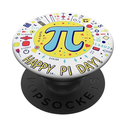 Happy PiDay – Spaß Mathematik & Wissenschaft Feier PopSockets Klebender PopGrip von Unconventional Celebrations