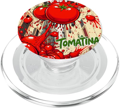 La Tomatina - Tomato Splash Festival, Spanien PopSockets PopGrip für MagSafe La Tomatina - Tomato Splash Festival, Spanien PopSockets PopGrip für MagSafe von Unconventional Celebrations