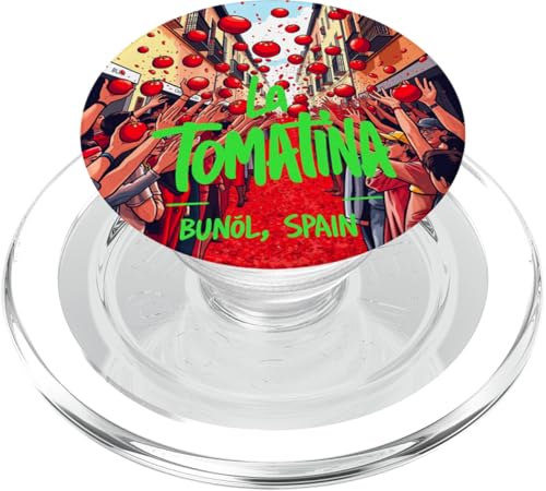 La Tomatina Tomato Splash Festival - Spanien PopSockets PopGrip für MagSafe La Tomatina Tomato Splash Festival - Spanien PopSockets PopGrip für MagSafe von Unconventional Celebrations
