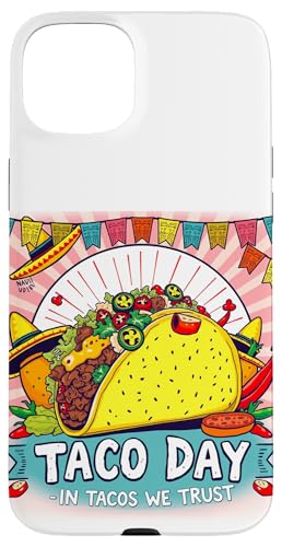National Taco Day Feier Hülle für iPhone 15 Plus National Taco Day Feier Hülle für iPhone 15 Plus von Unconventional Celebrations