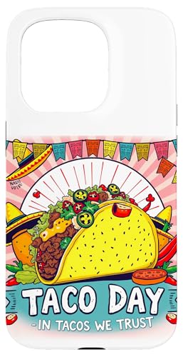 National Taco Day Feier Hülle für iPhone 15 Pro von Unconventional Celebrations