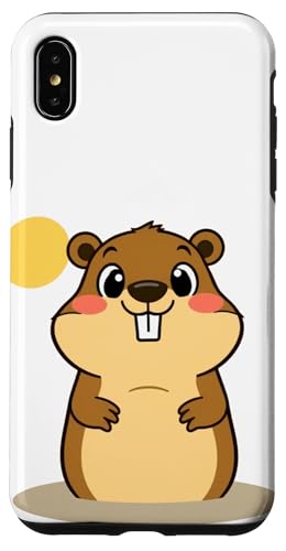Niedliche Murmeltier-Illustration - Frühling oder mehr Winter? Hülle für iPhone XS Max Niedliche Murmeltier-Illustration - Frühling oder mehr Winter? Hülle für iPhone XS Max von Unconventional Celebrations