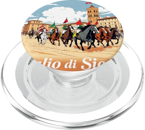 Palio di Siena - Italienisches Pferderennen PopSockets PopGrip für MagSafe Palio di Siena - Italienisches Pferderennen PopSockets PopGrip für MagSafe von Unconventional Celebrations