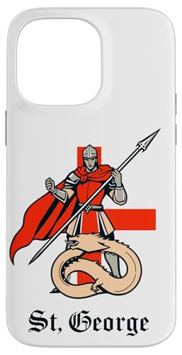 St. George of England – Der Dragonslayer Hülle für iPhone 14 Pro Max von Unconventional Celebrations