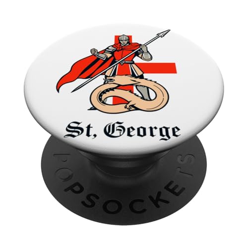 St. George of England – Der Dragonslayer PopSockets Klebender PopGrip von Unconventional Celebrations