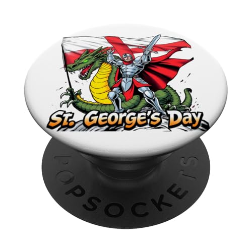 St. George's Day - Englands Held PopSockets Klebender PopGrip von Unconventional Celebrations