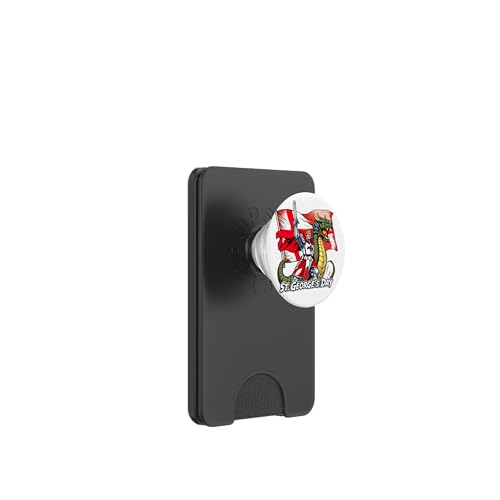 St. George's Day - Englands Held PopSockets PopWallet für MagSafe von Unconventional Celebrations
