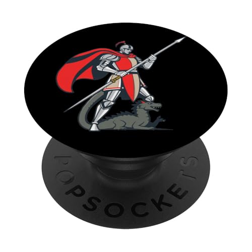 St. George's Day – Englands Nationalheld – Ritter PopSockets Klebender PopGrip von Unconventional Celebrations