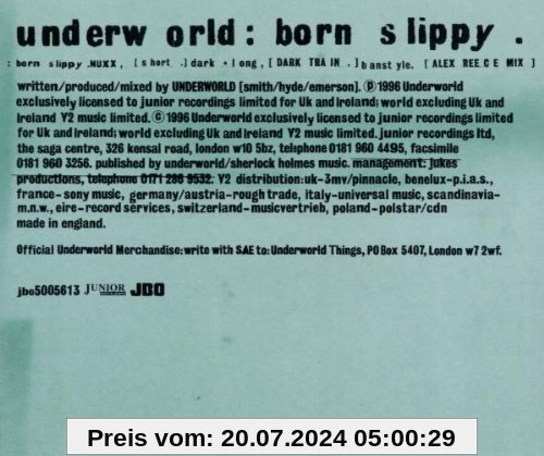Born Slippy Cd1 von Underworld