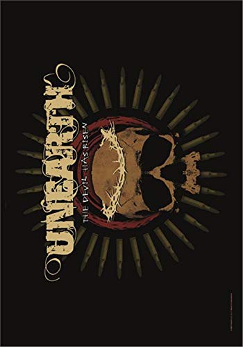 Heart Rock Bandiera Originale Unearth - The Devil Has Risen Tessuto, Multicolore, 110x75x0.1 cm Heart Rock Bandiera Originale Unearth - The Devil Has Risen Tessuto, Multicolore, 110x75x0.1 cm von Unearth