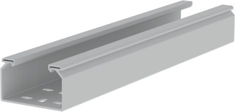 24 Mtr. Unex Kabelbahn gelocht grau 66100-48 24 Mtr. Unex Kabelbahn gelocht grau 66100-48 von Unex