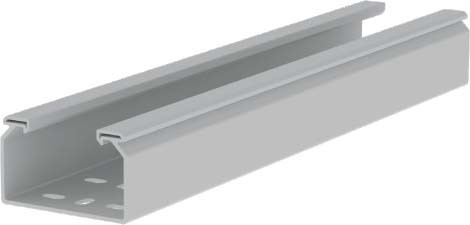3 Mtr. Unex Kabelbahn gelocht lgr 66100 von Unex