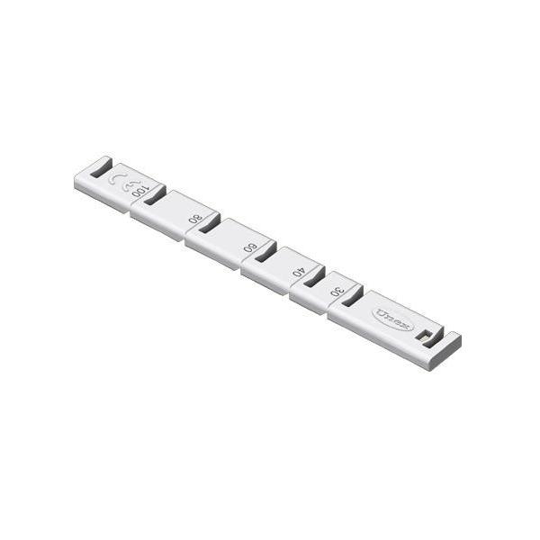 Unex Rückhaltesteg lichtgrau 40850 von Unex