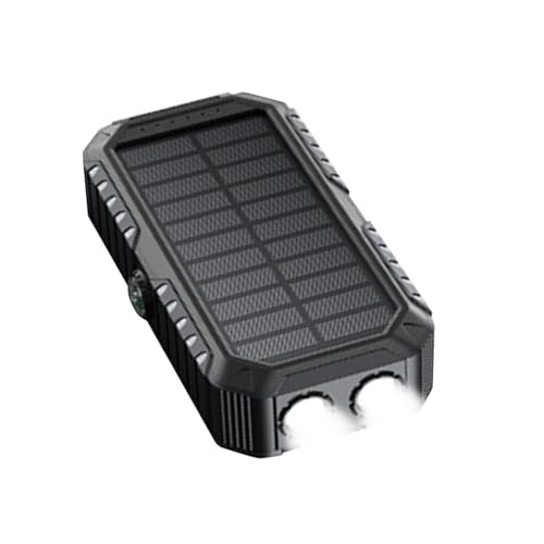 Solar Power Bank 20000mah, Hand Crank External Battery Pack, Built-In Charging Cables, Strobe Flashlights, Cell Phone Charger for Hiking, Survival, Home Use, 6.82x3.48 Inches Solar Power Bank 20000mah, Hand Crank External Battery Pack, Built-In Charging Cables, Strobe Flashlights, Cell Phone Charger for Hiking, Survival, Home Use, 6.82x3.48 Inches von Ungtyb