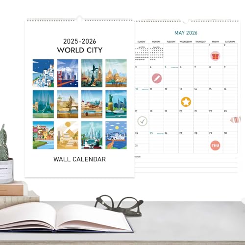 Wall Calendars, Practical Calendar Planner, Aesthetic Scheduling Tool, Clear Visibility Layout, Funny Design Artwork, for Apartment Home Bedroom Offices Kitchen Organization, 447g Offset Paper Wall Calendars, Practical Calendar Planner, Aesthetic Scheduling Tool, Clear Visibility Layout, Funny Design Artwork, for Apartment Home Bedroom Offices Kitchen Organization, 447g Offset Paper von Ungtyb