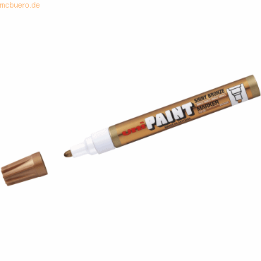 12 x Uni-Ball Lackmarker PX-20 2-3 Shiny Bronze von Uni-Ball