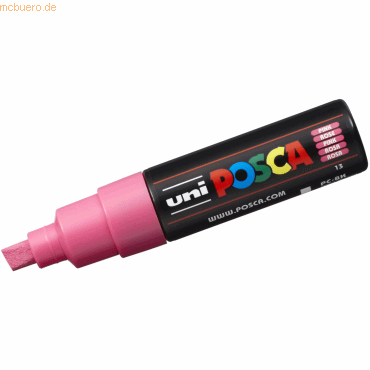 6 x Uni-Ball Fasermaler Uni Posca PC-8K 8mm rosa von Uni-Ball