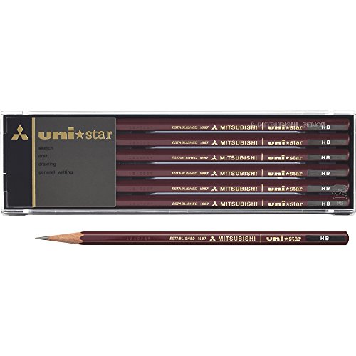Mitsubishi Pencil Pencil Unistar HB 1 Dozen USHB von 三菱鉛筆