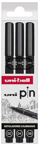 Uni-Ball 135910 Filzstifte, kalibriert, 3 Stück von Uni-Ball