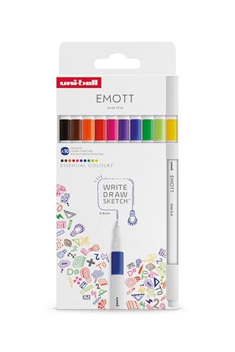 Uni-Ball Emott Marker-Set, ätherische Farben, 10 Stück von Uni-Ball