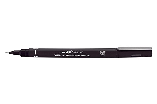 Uni-Ball Fasermaler, 0,5 mm, Schwarz, 3 Stück Uni-Ball Fasermaler, 0,5 mm, Schwarz, 3 Stück von uni-ball
