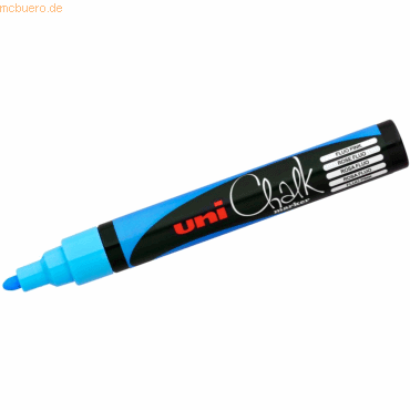Uni-Ball Kreidemarker Uni Chalk PWE-5M 1,8-2,5mm hellblau Uni-Ball Kreidemarker Uni Chalk PWE-5M 1,8-2,5mm hellblau von Uni-Ball