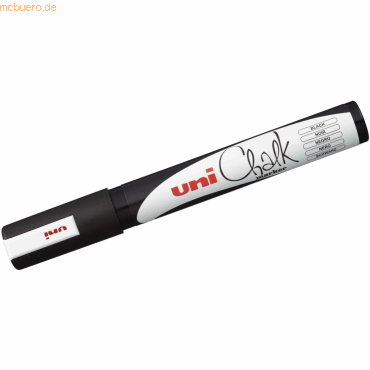 Uni-Ball Kreidemarker Uni Chalk PWE-5M 1,8-2,5mm schwarz Uni-Ball Kreidemarker Uni Chalk PWE-5M 1,8-2,5mm schwarz von Uni-Ball