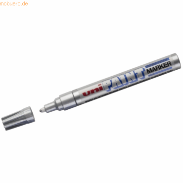 Uni-Ball Lackmalstift Uni-Paint PX-20 2-3 mm silber von Uni-Ball