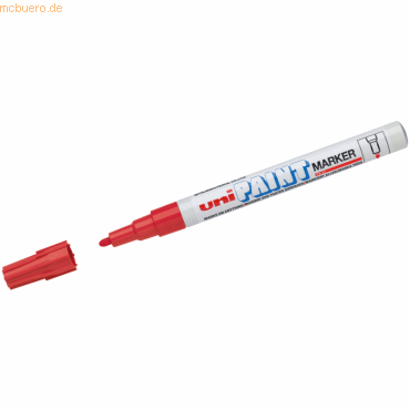 Uni-Ball Lackmalstift Uni-Paint PX-21 1-1,5 mm rot von Uni-Ball