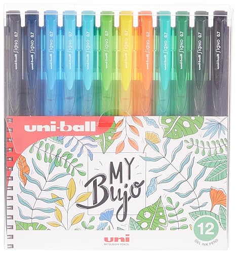 Uni-Ball Signo RT1 UMN-155N Gel-Tintenroller, 12 Farben von Uni-Ball