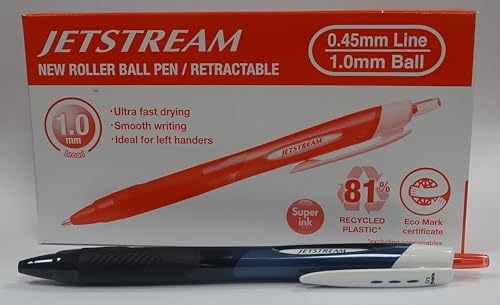 Uni-Ball Rollerball JetStream SXN-150E Rot, 1,0 mm, Box, 12 Stück von Uni-Ball