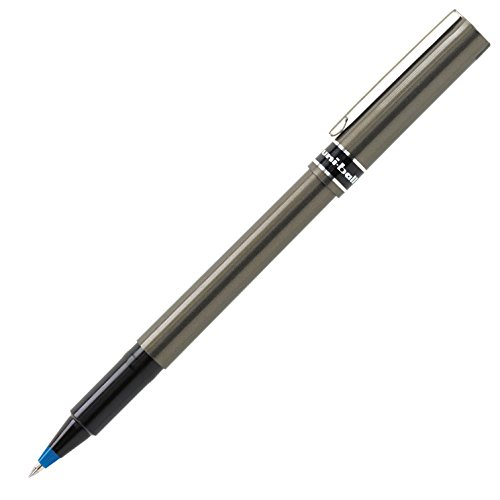 uni-ball : Deluxe Stick Roller Ball Pen, Blue Ink, Micro Fine, 0.50 mm -:- Sold as 2 Packs of - 1 - / - Total of 2 Each by Uni-ball von Uni-Ball