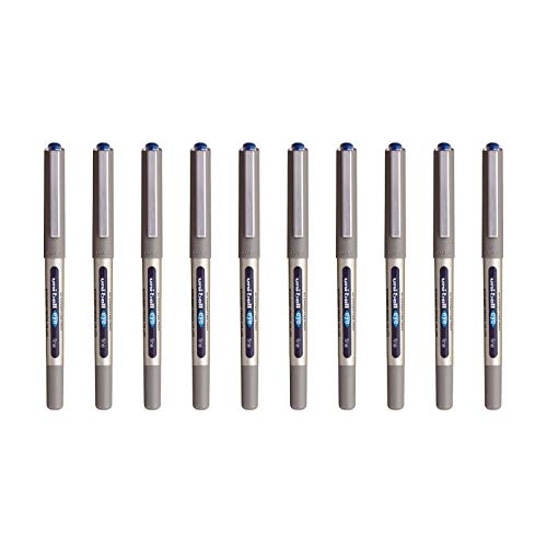 uni-ball Uni Mitsubishi Pencil – 10 Kugelschreiber Eye Fine UB-157 – Tintenroller mit Flüssigtinte blau – Spitze 0,7 mm – Schreiben Medium uni-ball Uni Mitsubishi Pencil – 10 Kugelschreiber Eye Fine UB-157 – Tintenroller mit Flüssigtinte blau – Spitze 0,7 mm – Schreiben Medium von Uni-Ball