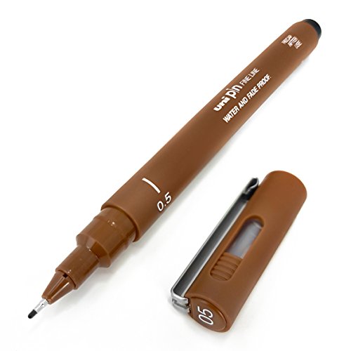 Uni Pin Fineliner, Stift – Sepia – 0,5 mm – Single Uni Pin Fineliner, Stift – Sepia – 0,5 mm – Single von Uni Pin