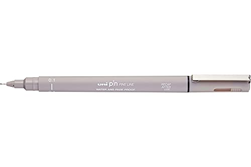 Uni Pin Fineliner, Stift – hellgrau – 0,1 mm – Single von Uni Pin
