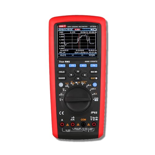 UNI-T 7720166 True RMS-Datenlogging-Multimeter, rot/grau von Uni-T