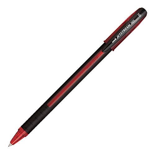 Uni-Ball Jetstream 101 Rollerball Pen,Pen Point Size: 1mm - Ink Color: Red - Barrel Color: Red - 1 E by Uni-ball von Uni-Ball