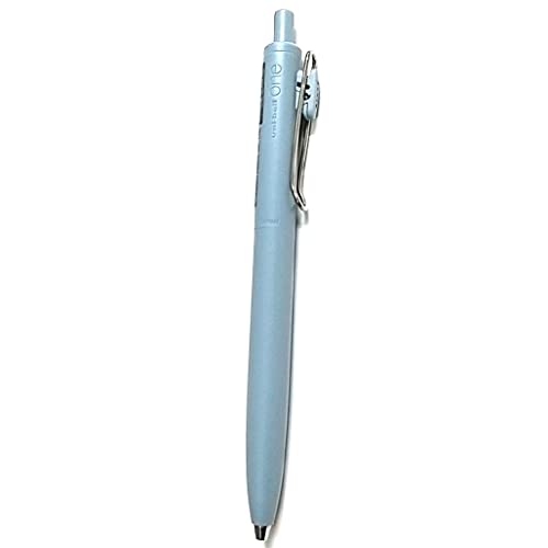 Uni One F Gelschreiber ? 0,5 mm ? Schwarze Tinte (Faded Blue) von Uni