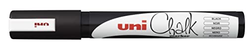uni-ball 186299 - Fenster- & Kreidemarker UNI CHALK PWE-5M, 1,8 - 2,5 mm, Rundspitze, schwarz uni-ball 186299 - Fenster- & Kreidemarker UNI CHALK PWE-5M, 1,8 - 2,5 mm, Rundspitze, schwarz von Uni