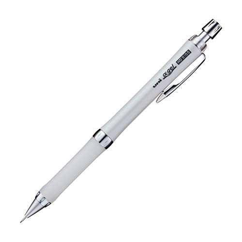 Uni Alpha-Gel M5809GG1P.1 Druckbleistift, schmal, 0,5 mm, fester Griff, Weiß von 三菱鉛筆