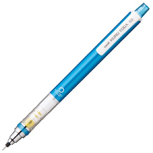 Uni Druckbleistift, Kuru Toga Standard Modell 0,3 mm, blau (m34501p.33) von UniPatch