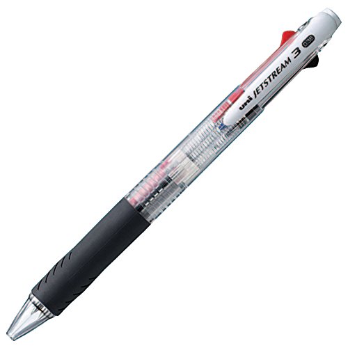 Uni Kugelschreiber Jetstream 3 Farbe Schwarz durchsichtig von UniPatch