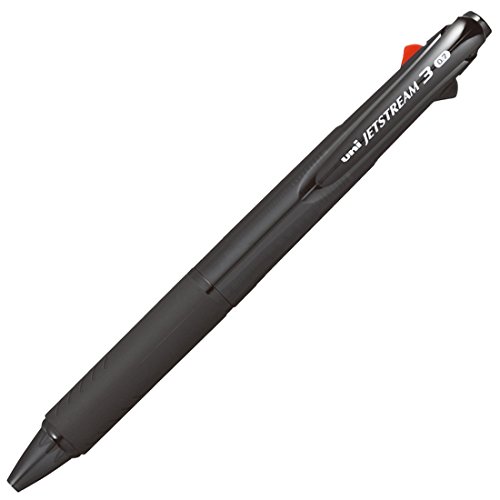 Uni Kugelschreiber Jetstream 3 Farbe Schwarz transparent, schwarz von UniPatch