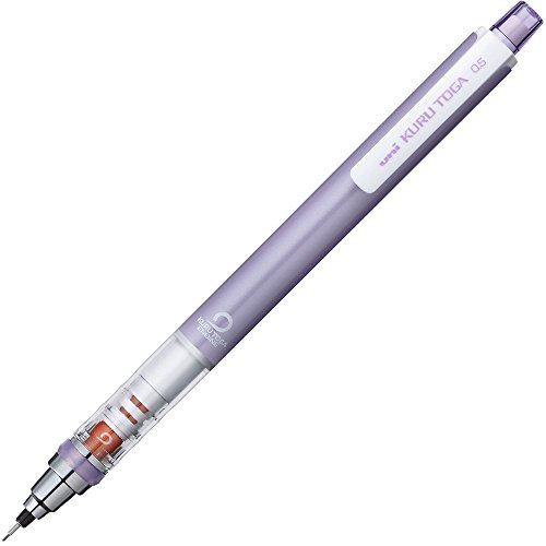 Uni Kurutoga Druckbleistift Standard, 0,5mm, schwarz violett von UniPatch