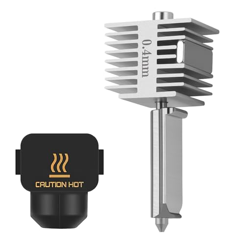 A1 Mini Hotend 0.4mm Stainless Steel Nozzle Compatible with Bambu Lab A1 and A1 Mini 3D Printers High Temp&Fast Speed Nozzle+Heating Block Integrated Structure von UniTak3D