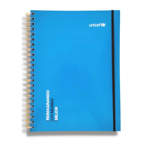 UNICEF - A4 Notizbuch, Bessere Welt, Cyanblau von Unicef
