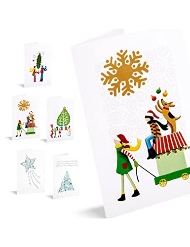 UNICEF Weihnachtskarten, 10 Stück, Illustrationen von Unicef