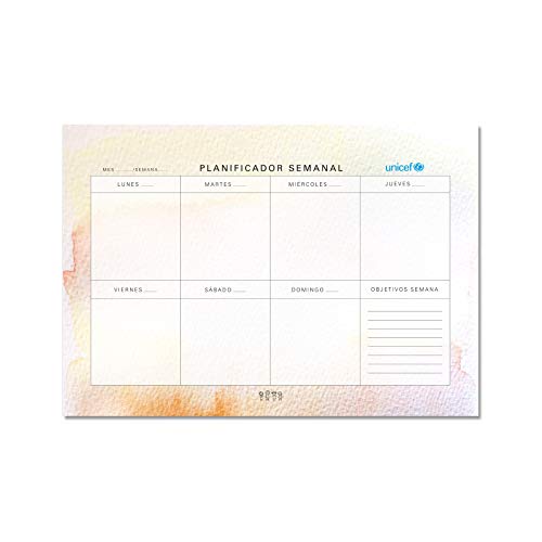 UNICEF Wochenplaner Aquarell von Unicef